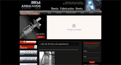 Desktop Screenshot of andamios.emsamofles.com