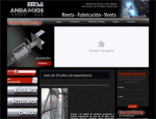 Tablet Screenshot of andamios.emsamofles.com